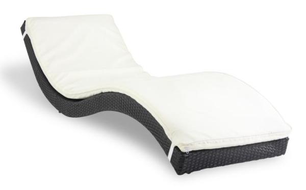 rattan furniture sun lounger -16069