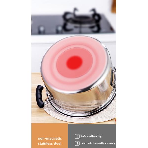 Best Sale Cooking Soup Pot Kitchen Stainless Steel Soup & Stock Pot With Visual Pot Lid