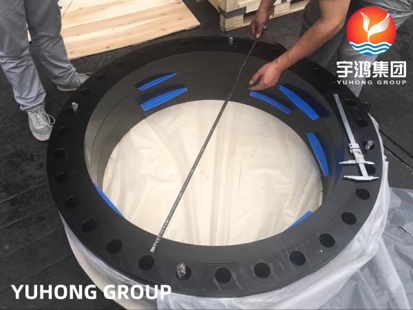 O preto forjado aço carbono da flange BLRF SORF WNRF de ASTM A105 pintou