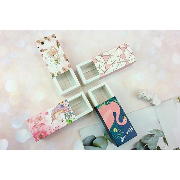 Valentines Day Wedding Biscuit Candy Box Cosmetic Folding Paper Package Gift Box Lipstick Package Drawer Box