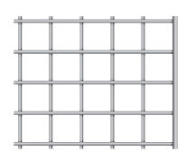 Light Weight Stainless Steel Welded Wire Mesh 3 X 3 For Fencing Long Service Life