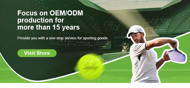 Durable Plastic 40 Hole Design Outdoor Pickleball Ball with Customized Logo