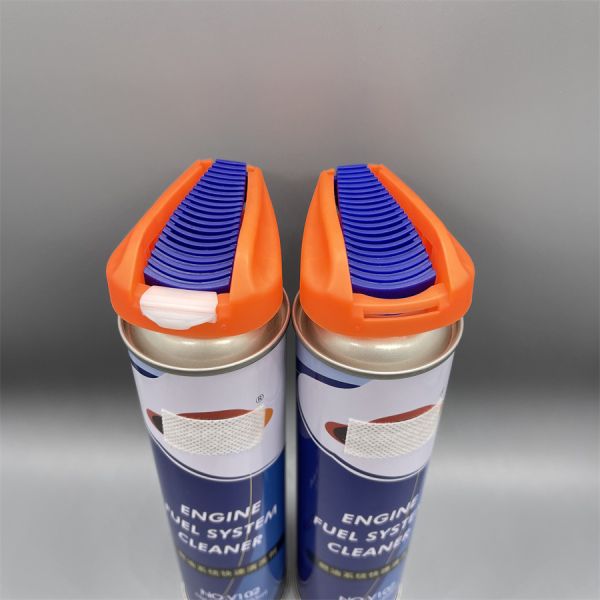 Safety-Focused Child-Resistant Aerosol Spray Trigger for Household Chemicals with Clear Usage Indicators