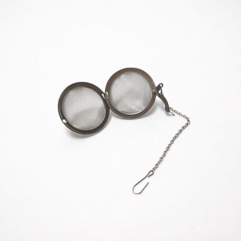 Magnetic Closure Steel Teabag Metal Mesh Tea Ball Reusable Stainless Steel Infuser for Brewing Loose Leaf Tea