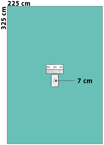 Quirúrgico disponible material de la extremidad superior de los PP SMS cubre con los tenedores del tubo