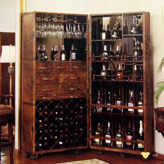 classical old style antique drinks cabinet