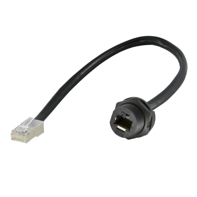 Rj45 водоустойчивый мужчина кабельного соединителя 8p8c к замку винта с внутренним шестигранником в головке