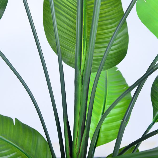 Wholesale Artificial Plants Palm Tree & Birds of Paradise - Model K Traveler's Palm 5.2ft-8.2ft | Haihong Factory Direct | Large Tropical Artificial Trees for Outdoor Landscaping