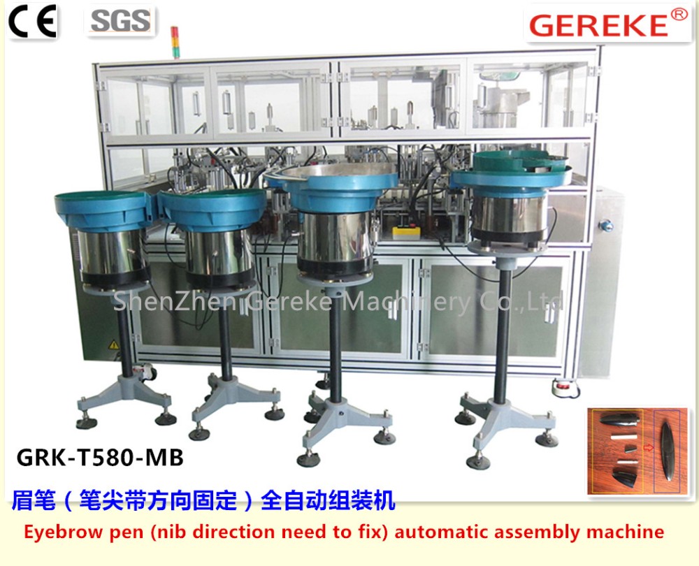 Cosmetic Eyeliner Eyebrow Pen Automatic Making Machine 1000-1200pcs/h