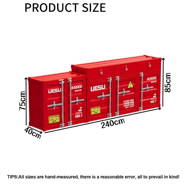 Multi Tier Container Cabinet Customized Industrial Storage Cabinet Durable For Outdoor Hotel
