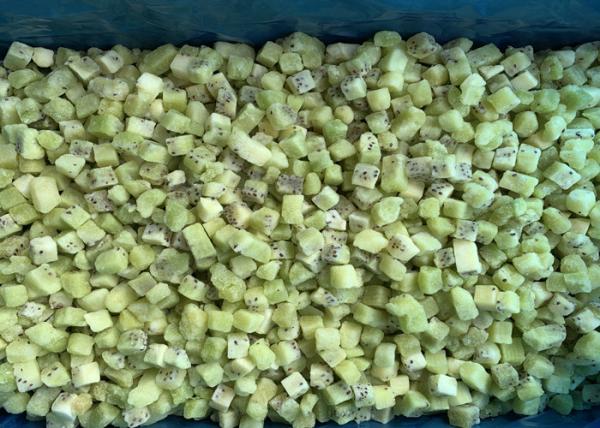 BRC IQF Frozen Kiwi Fruit Cubes For Supermarkets