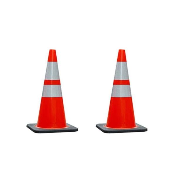 PVC Road Sign Safety Cone Traffic Warning Products with Reflective Taps SH-X056 70cm