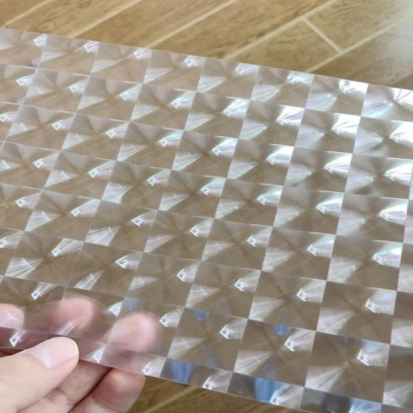 Processing Type Blow Molding Holographic Film 40 Microns For Transparent Packaging 3D