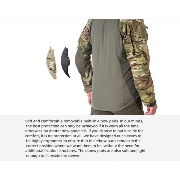 Ergonomic Military Combat Uniform Camo Tactical Frog Suit Military 100% Polyester Body