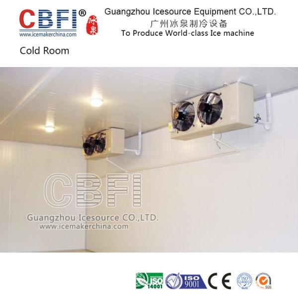 Walk In Cold Storage Blast Chiller Freezer With Color Steel , Stainless Steel Panels