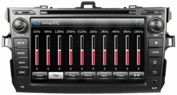 Ouchuangbo Car Radio Stereo Navi Multimedia Kit for Toyota Corolla 2006-2011 GPS USB DVD Player OCB-8010A