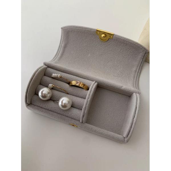 Новый изысканный высококачественный бархатный ювелирный ящик кольцо браслет ожерелье Хранилище путешествие МОЛОЙ ПОРТАБЛЬНЫЙ ювелирный