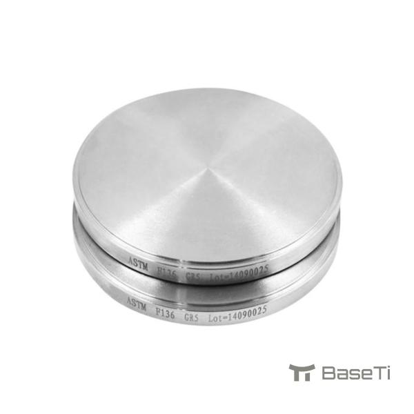 98mm X 10mm To 25mm Medical Ti Alloy Titanium Target Grade 5 Dental For Implants Crowns Bridges