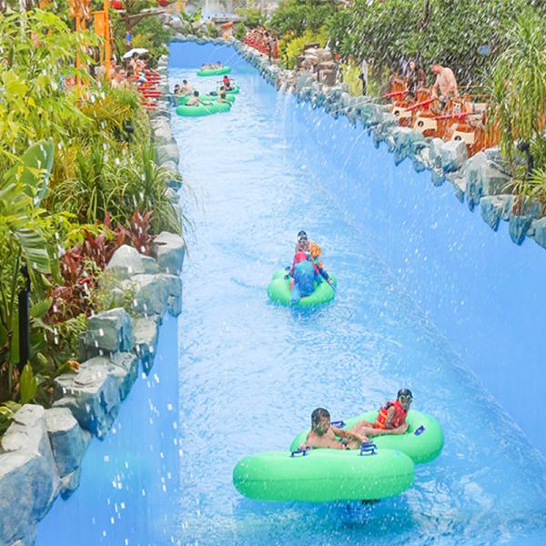 Water Playground Swimming Pool Ocean Theme Water Park Fiberglass Equipment Aquatic Playhouse for Kids Adults