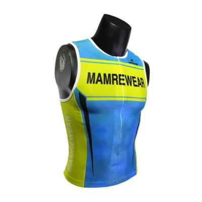 Parte superior feita sob encomenda do Triathlon da roupa fresca nova do Triathlon do estilo 2020 para treinar