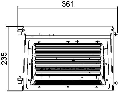 DLC 40W 60W 100W 120W Exterior LED Wall Pack Lamp Waterproof Outdoor Lighting