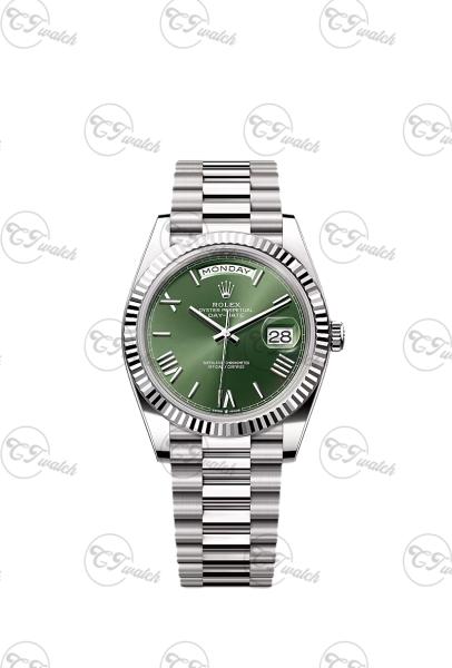Clone Domingo Fecha 40MM Movimiento 3255 Reloj de calidad limpia