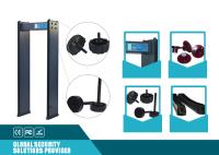 Inspecção de fábrica 200 Sensitividade Arco Detector de Metal, 4 Zona caminhada através de scanners de segurança