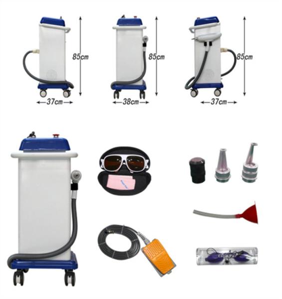 Q Switched ND Yag laser tattoo removal machine laser skin whitening device
