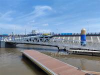 O pontão de flutuação de alumínio entra Marine Floating Dock Pier Design para o lago sea