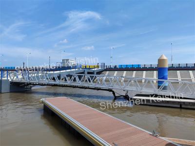 Molhe de flutuação de alumínio de flutuação móvel estável do cais da doca de flutuação de Marine Pontoon Customized Aluminum Alloy do esporte de barco
