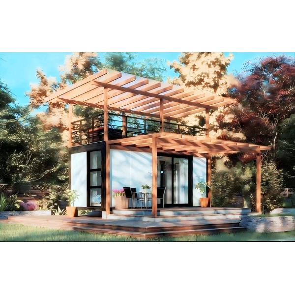 Boxspace Casa prefabricada a medida Casa pequeña de China Casa prefabricada modular de 20 pies Casa prefabricada Casa moderna con aislamiento