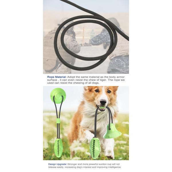 Puppy Separation Anxiety Toys TPR Teeth Cleaning Chew Toys 400mm OEM For Anxious Dogs