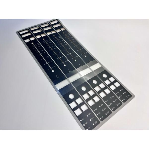 OEM Gradient Dot Impressão Membrana Painel de botão Etiqueta de morte para mecânica