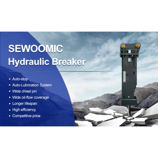 135 mm Chisel Silence Tipo rompehielos hidráulicos para 20 toneladas de excavadora Construcción de demolición