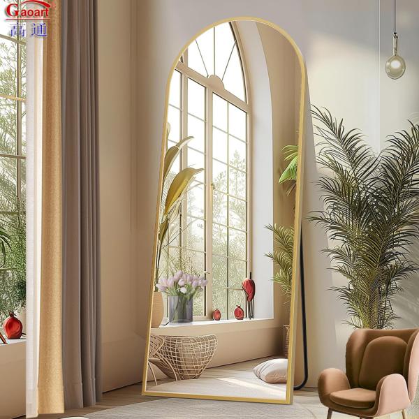 Piso Nórdico Largo Longo Toalha de Longo Comprimento Parede Parede LED Estação de Pelo Casa Decoração Salão Espelho 50 Sala de estar CN SHN
