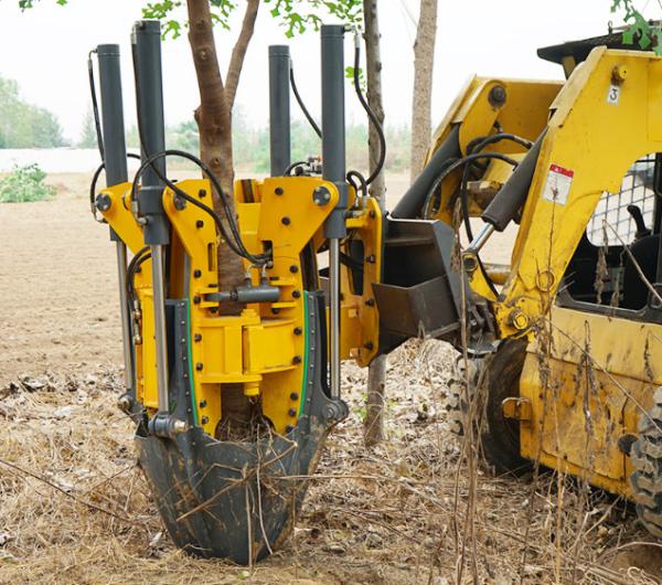 Machine hydraulique entièrement automatique pour creuser des arbres, machine de déplacement d'arbres, jardin d'enfants