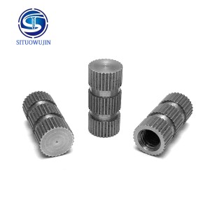 Embedding Stainless Steel Blind Nuts 304 304L Special Injection Molded Components