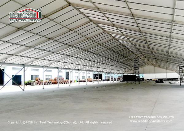 Wind Resistant Clear Span 25x100m Temporary Warehouse Tent