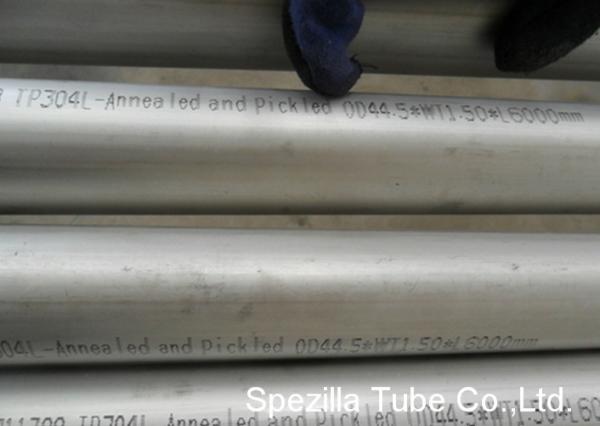 Tubulação métrica de aço de um Sstainless de 2 polegadas, tubulação de aço inoxidável recozida brilhante 06Cr19Ni10