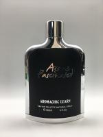 120ml forment à plat le parfum de luxe mettent l'OEM en bouteille noir de cadre en métal d'argent de couleur