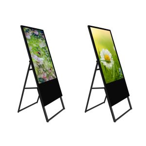 HD Multi Touch Screen Floor Standing Digital Signage Advertising Display with 350Cd/m2 Brightness for Retail Stores