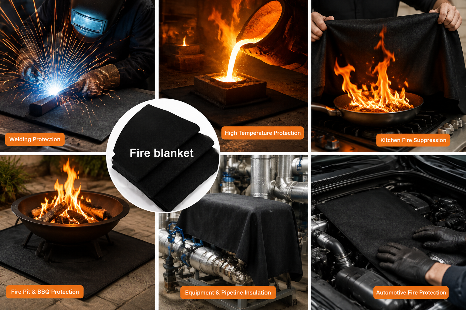 Panox Welding Black Needle Felts A High Performance Synthetic Fibre