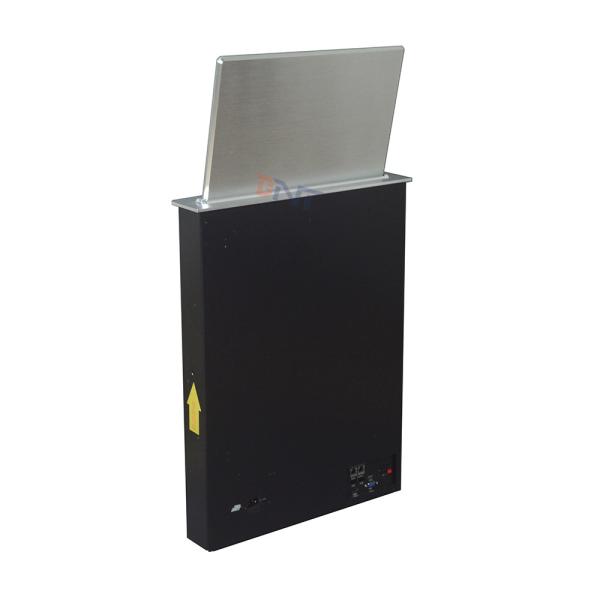 Lift Monitor Desk Lift 15.6 Inch Smart Hidden Motorized Lift Mechanism With Front Camera For Office