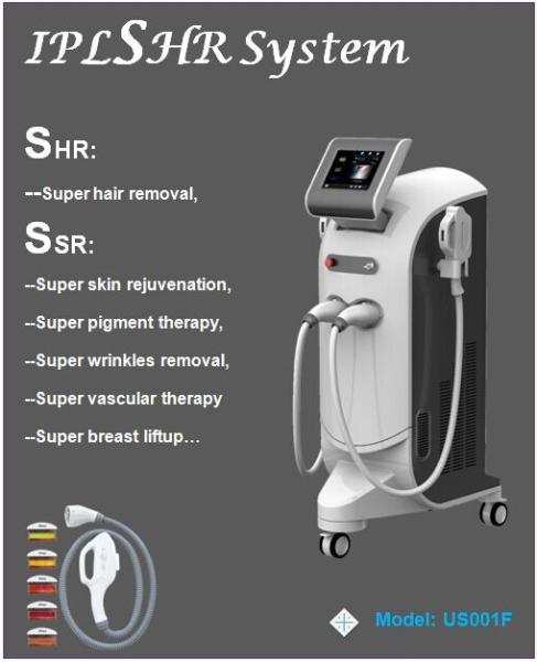 3000W Ipl Laser Hair Removal Machine / 1-50J Ipl Machine For Skin Rejuvenation
