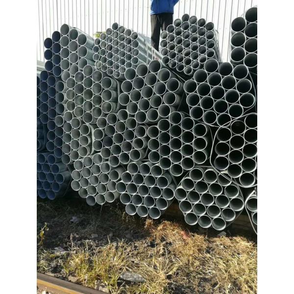 Electrical Hdg Hot Dipped Galvanzied Round Steel Pipe / Carbon Steel Pipe For Structure