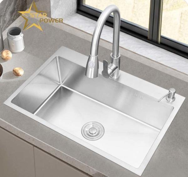 Durable Easy To Clean Stainless Steel Hand Sink For Household Kitchens