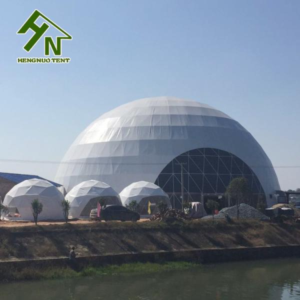 Restaurante grande plástico de la persona de la tienda 800-1000 de la bóveda del iglú del diámetro los 35m