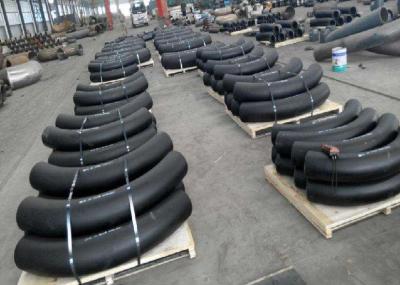 Various Curvature Radius Pipe Fittings Elbows X52 Pipeline Steel Hot Frequency Simmering