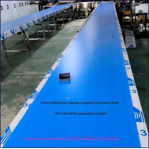 Conveyor belt e-commerce warehouse packing conveyor belt canteen tableware recycling conveyor belt