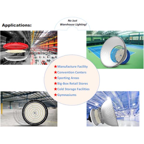 480V UFO LED High Bay Light / Warehouse Gym Lighting 240W UFO led lamp